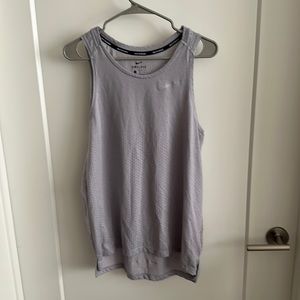 Nike rise 365 running tank grey size M medium